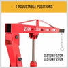 2 Ton Hydraulic Engine Crane Hoist lift Jack Motor Lifting Folding Adjustable
