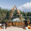 10FT Tall Wooden Wedding Arch Backdrop Stand Gorgeous Wedding Arbor Garden Beach
