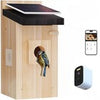 Smart Bird House W/Camera 2K Birdhouse Camera for Outdoors with Solar Panel