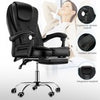 Massage Office Chair Executive Gaming Chair Leather High Back Swivel Recliner