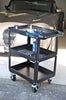 KS Tools Workshop Service Trolley, Metal, Black, 76, 3 x 44, 3 x 84, 3 cm (B x T