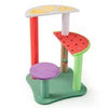 69 CM Cute Cat Tree Multi-Level Aesthetic Fruit Cat Tower Colorful