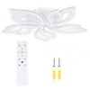 LED Lamp White Frame Ceiling Light Pendant Lights Living Room Modern Chandelier