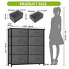 8-Drawer Fabric Chest of Drawers Storage Organizer Unit for Bedroom Living Room