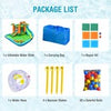Inflatable Water Slide Park Including Carry Bag