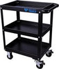 KS Tools Workshop Service Trolley, Metal, Black, 76, 3 x 44, 3 x 84, 3 cm (B x T