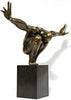 Kare Design Deco Figure Athlete, Bronze, Home Decor, Sculpture, Giftidea