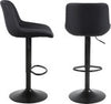 Bar Stools X 2 Swivel Barstools Adjustable PU Leather Chairs Kitchen Island New