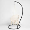 Macrame Hanging Chair Outdoor Swing Garden Furniture Hammock Rope Soft Tassels