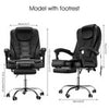 Massage Office Chair Gaming Computer Desk Swivel Recliner Chair Leather Xmfdqanh