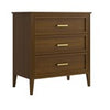 Walnut Chest of 3 Drawers - Delilah DLH010