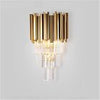 Modern Glass Wall Sconce Lights Bedroom Living Room Bedside E14 Bulb Fixture