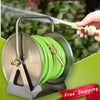 Garden Hose Reel Portable Water Pipe Rack Free Standing Wall Mounted Hose Holder
