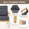 Upholstered Armchair Living Room Modern Accent Chair Soft Cushioned Sofa