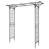 7FT Wedding Arch Garden Arbor Metal Garden Arch Trellis for Climbing Plant Party