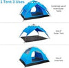 Suprills 3 in 1 Pop Up Tent for 3-4 Man | Automatic Instant Double Layer Camping
