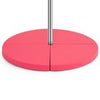 Round Portable Yoga Mat Pole Dance Crash 59” x 3” (W x T)-Pink
