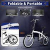 20" Folding Bike Adults Bicycle Adjustable Speed Alloy Bicycle Folding City Bike