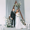 10FT Tall Wooden Wedding Arch Backdrop Stand Gorgeous Wedding Arbor Garden Beach