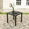 Outdoor Chair Patio Furniture Garden Bistro Rattan Chair Metal Side Coffee Table