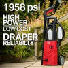 Draper Electric Power Jet Washer 135 Bar High Pressure Drive Patio & Car Cleaner