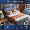 OTTOMAN STORAGE PANEL PLUSH VELVET UPHOLSTERED BED FRAME 4FT6 DOUBLE SIZE HOT