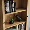 Corona Tall Bookcase Large Display Unit Solid Mexican Pine Wood By Home Discount