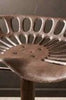 Cast Iron Bar Stool Industrial Home Decor Swivel Chair Adjustable Tractor Seat