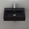 Bathroom Sink Countertop Wash Basin Ceramic Wall Mounted Rectangle Sink