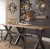 2x Adjustable Tractor Seat Bar Stool Rustic Cast Iron Industrial Chair Vintage