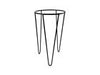 Pot Holder With Three Hairpin Legs Black Plastic Coated Steel Garden Pride Great Condition !