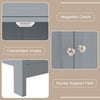 Freestanding Kitchen Cupboard Storage Organizer w/Large Drawer-White