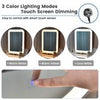 Modern Dressing Table Set 3 Mode Color LED Lighted Mirror Bedroom Vanity Table