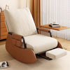 Adjustable Rocking Recliner Chair w/Footrest–High Back Foldable Lounge Armchair