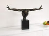 Kare Design Deco Figure Athlete, Bronze, Home Decor, Sculpture, Giftidea