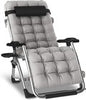 Outdoor Reclining Zero Gravity Chair Recliner With Cushions Support 230 kg