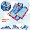 Giant Water Slide Park 5-In-1 Inflatable Jumping House w/Dual Slides