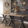 Cast Iron Bar Stool Industrial Home Decor Swivel Chair Adjustable Tractor Seat