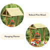 Wishing Well Garden Planter Wooden Large Outdoor Decor Flowers Plant Pot 125cm
