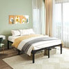 High Metal Bed Frame 4ft 6 Double Bed Heavy Duty With Underbed Storage 135x190cm