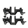 2x Door Lifter Cart Door Installation Kits Black Coated, Heavy Door Installation