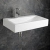 Stylish Counter Mount or Wall Hung Basin | Large Bathroom Sink 67cm x 38cm