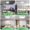 Modern LED Ceiling Light Round Panel Down Lights Bathroom Kitchen Bedroom Lamp
