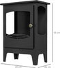 Freestanding Ethanol Fireplace Indoor Burner 1.2L Tank 3Hrs Flame Heater