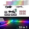 Symphony Full RGB LED Car Interior Acrylic Light Ambient Strip Light APP Control
