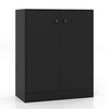 Freestanding Buffet Cabinet Storage Organizer with Anti-toppling Device-Black