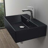Bathroom Sink Countertop Wash Basin Ceramic Wall Mounted Rectangle Sink