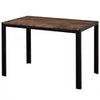 Dining Table and 2 Chairs 1 Bench Set Metal Home kitchen Dinging Room Furnitture