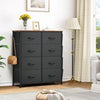 Chest of Drawers Fabric 8 Drawer Storage Dresser for Bedroom Living Room Hallway