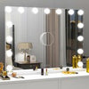 Hollywood Vanity Mirror with Lights,15 LED 3 Color Lights Make Up Lighted Mirror